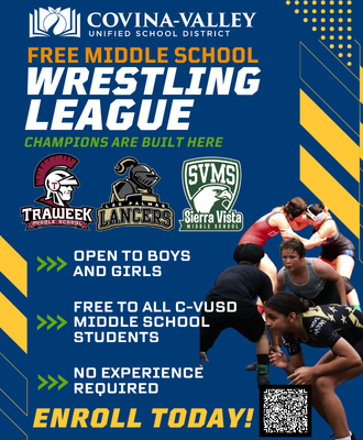  Wrestling League Flyer